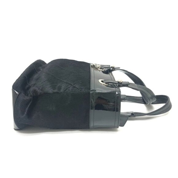 CHANEL A34208 CC CC Mark Paris Biarritz PM Tote Bag Black/SilverHardware - Picture 5 of 12